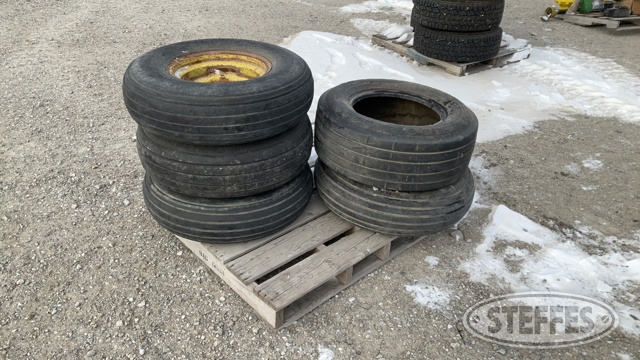 (4) 9.5L-15 Implement Tires